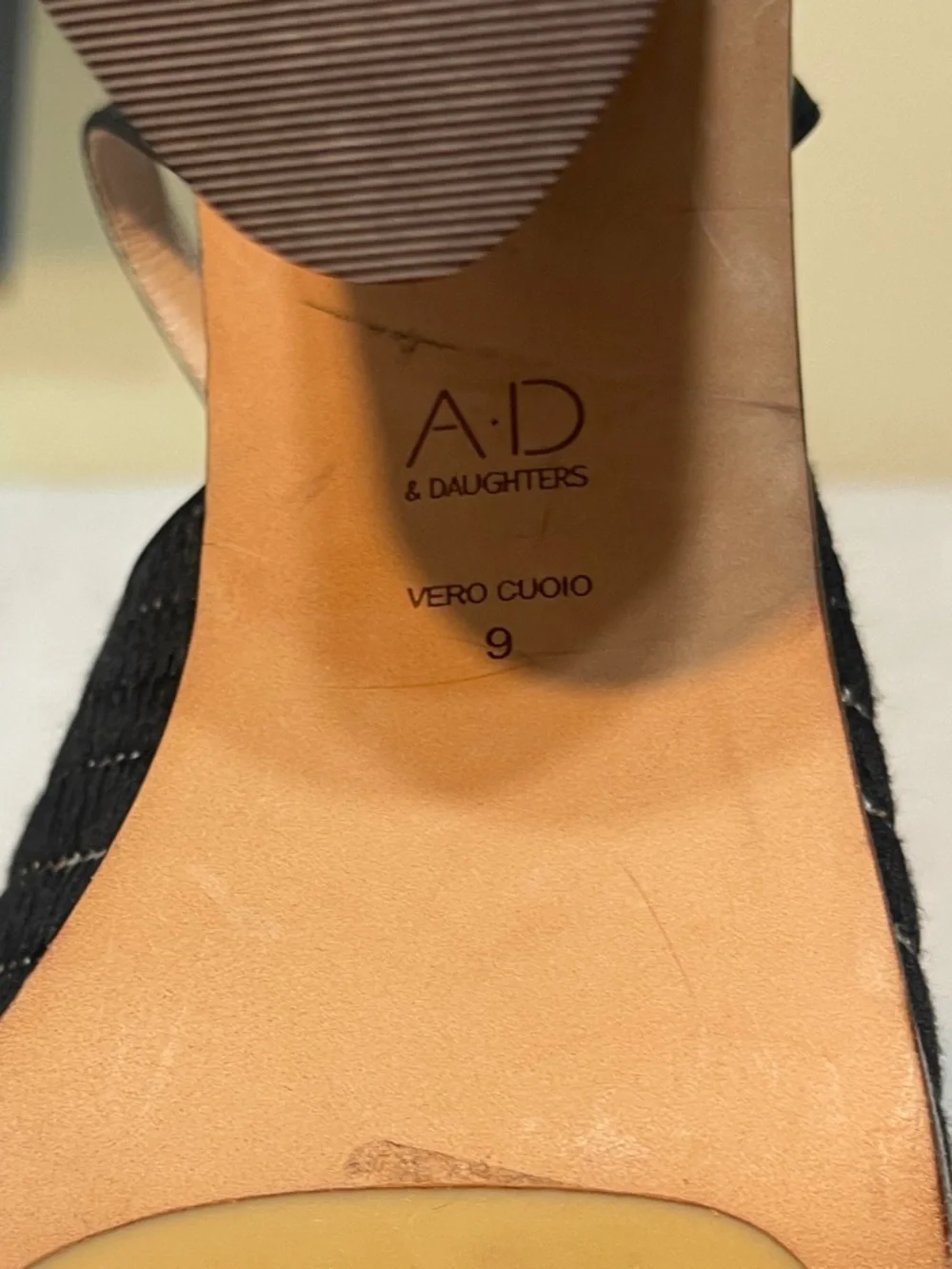 AD & Daughters Haddix Chunky Peep Toe‎ Ankle Strap Summer Boho Heel Sandal 9